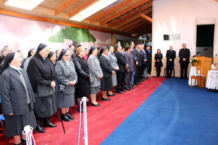 Bendición del Templo Colegio Santa Cruz de Victoria