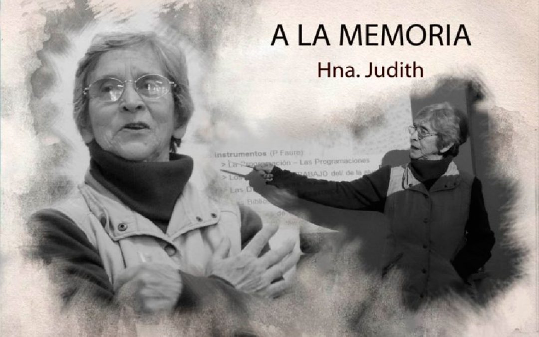 En memoria de Hna. Judith de la Guarda Arias